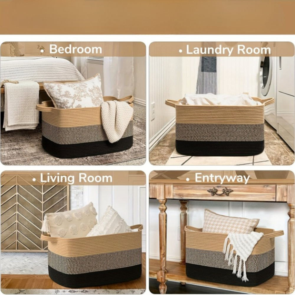 Laundry Basket Foldable & Washable 55 L