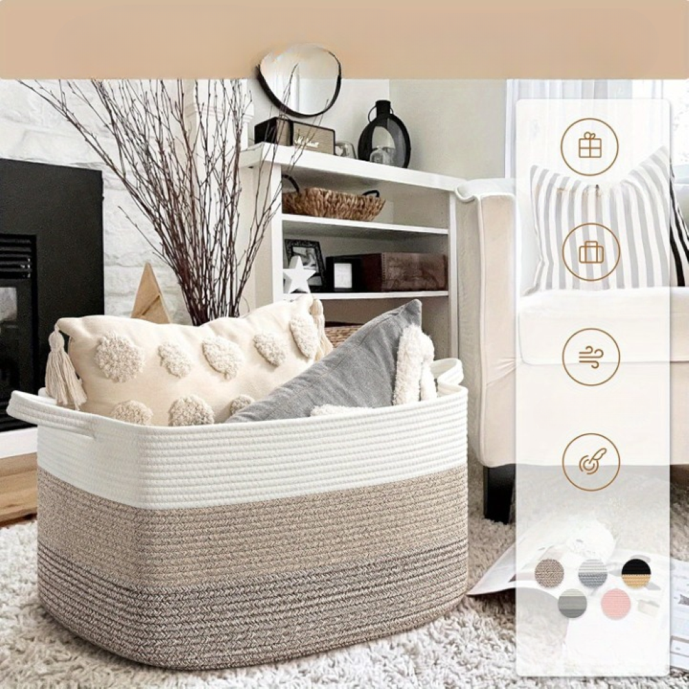Laundry Basket Foldable & Washable 55 L