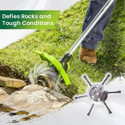 Lawn Edger Tool-Free Quick-Change Blades Metal Build & Ergonomic Handle