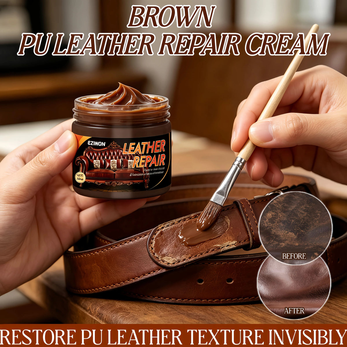 Leather Care Cream PU Brightening Shine-Enhancing