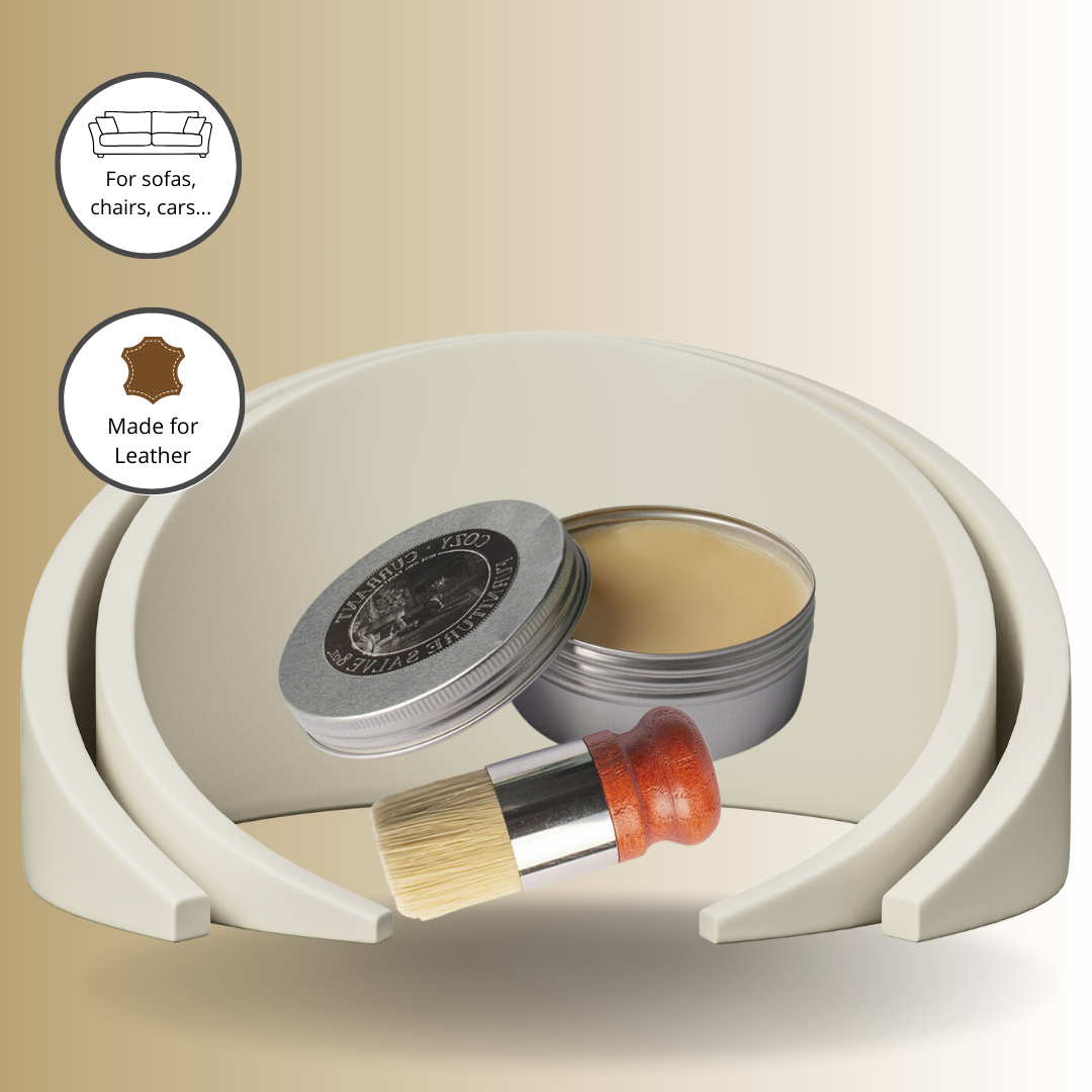 Leather Conditioner Nourishing & Color-Refreshing With Applicator Brush