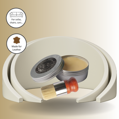 Leather Conditioner Nourishing & Color-Refreshing With Applicator Brush