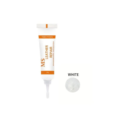 Leather Edge Repair Cream Built-In Brush Smooth White Finish