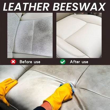 Leather Edge Repair Cream Built-In Brush Smooth White Finish