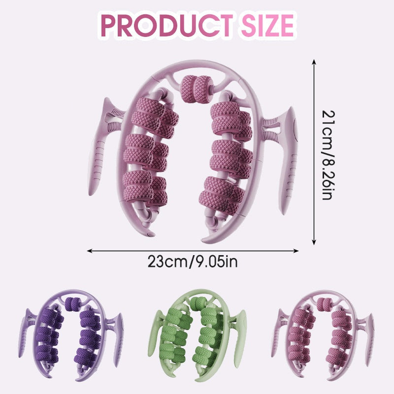 Leg Massage Roller Ergonomic Nodule Design & Non-Slip Handles