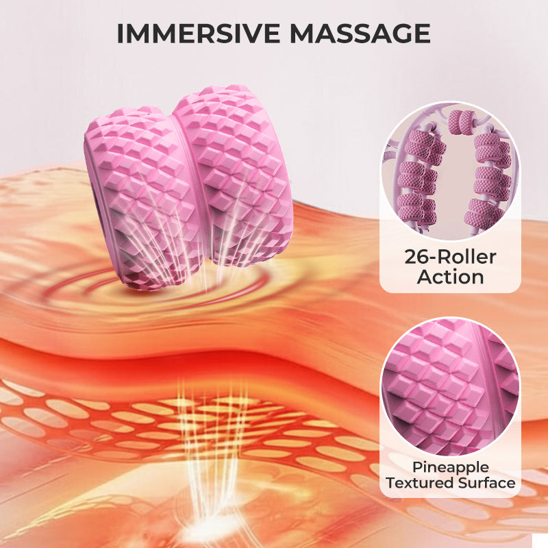 Leg Massage Roller Ergonomic Nodule Design & Non-Slip Handles