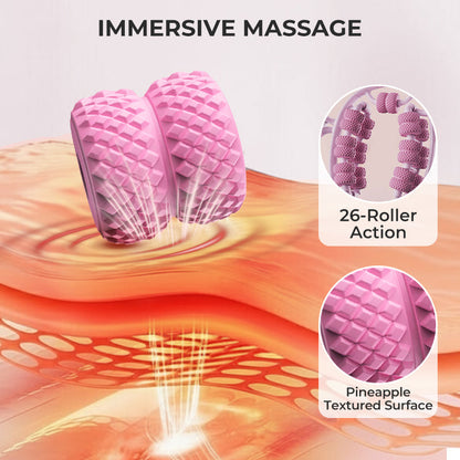 Leg Massage Roller Ergonomic Nodule Design & Non-Slip Handles