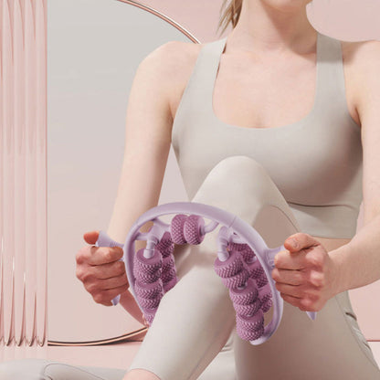 Leg Massage Roller Ergonomic Nodule Design & Non-Slip Handles