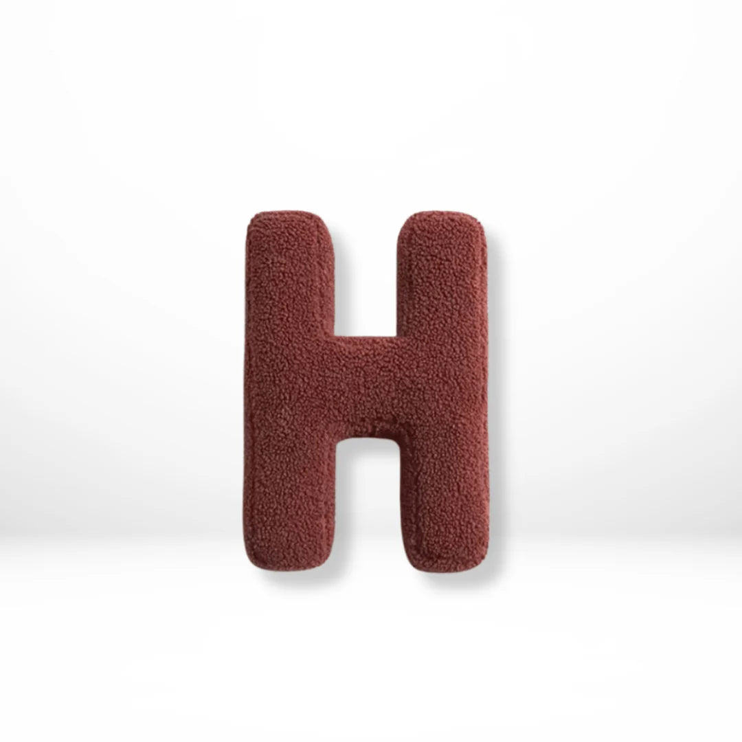 Letter Pillow Soft Velvet Personalized Alphabet Design