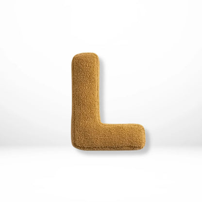 Letter Pillow Soft Velvet Personalized Alphabet Design