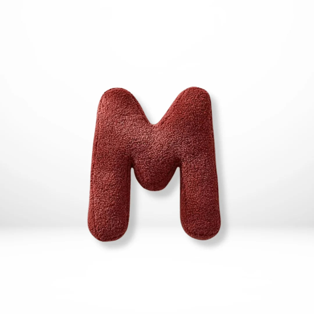 Letter Pillow Soft Velvet Personalized Alphabet Design