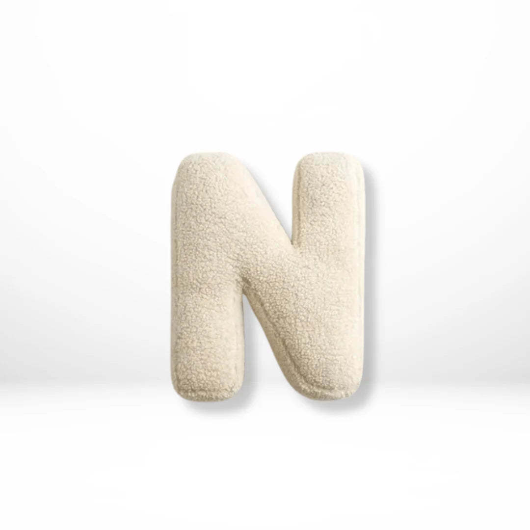 Letter Pillow Soft Velvet Personalized Alphabet Design