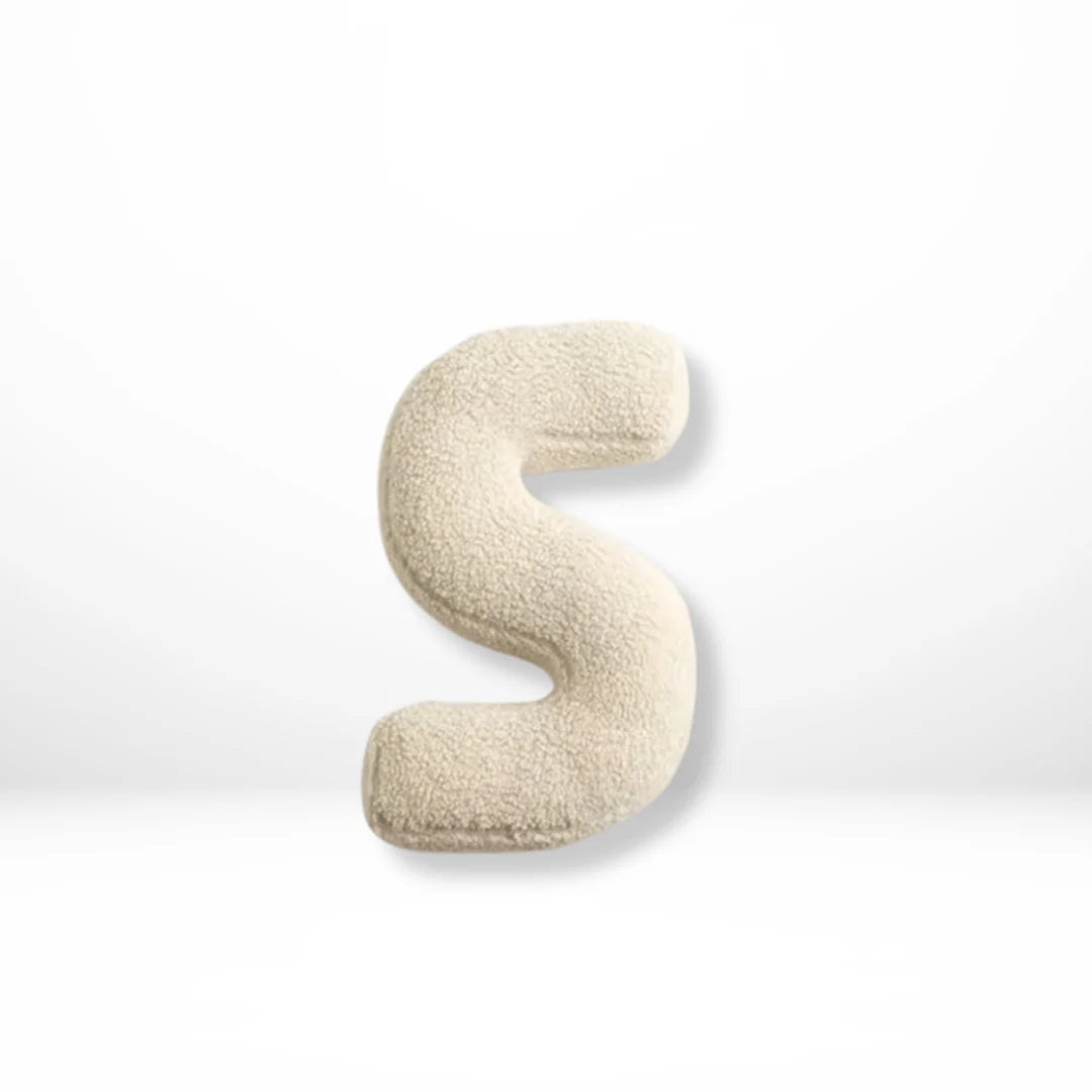Letter Pillow Soft Velvet Personalized Alphabet Design