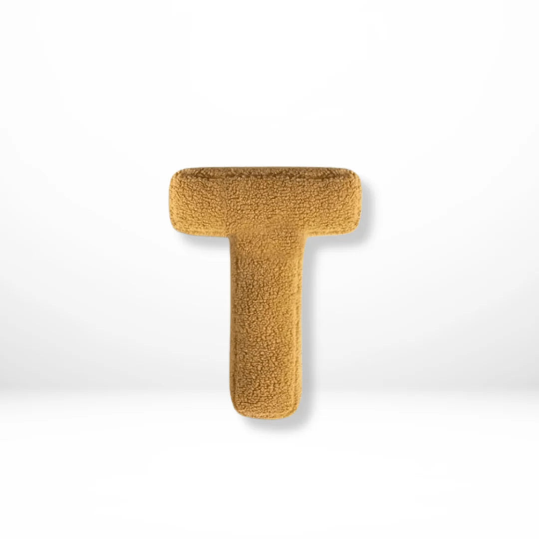 Letter Pillow Soft Velvet Personalized Alphabet Design
