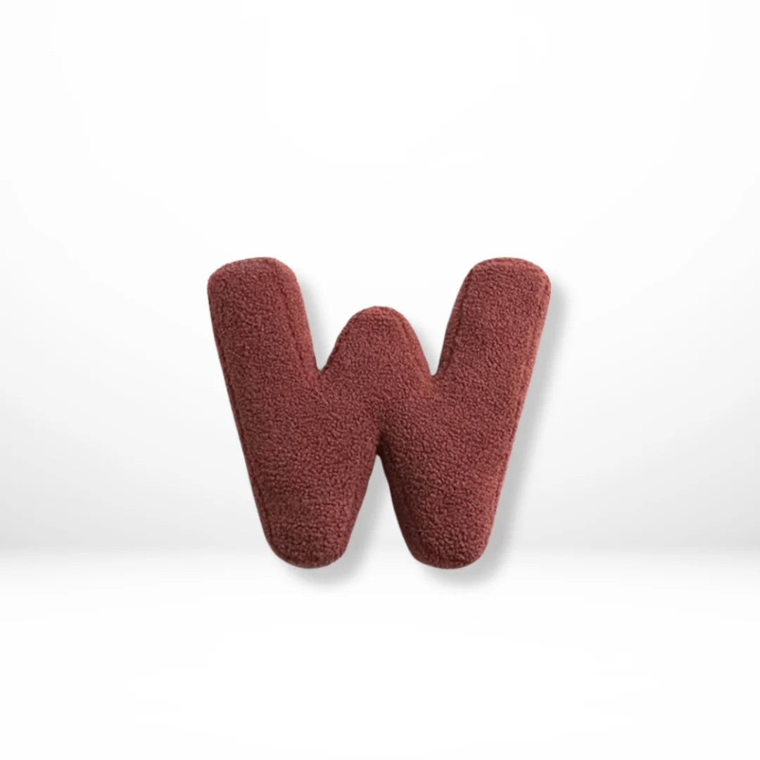 Letter Pillow Soft Velvet Personalized Alphabet Design