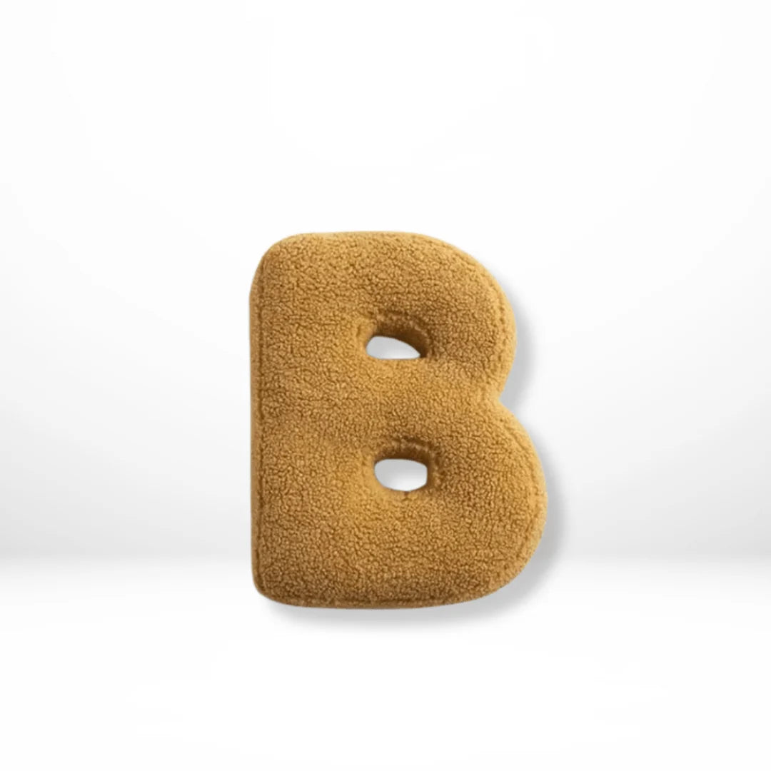 Letter Pillow Soft Velvet Personalized Alphabet Design