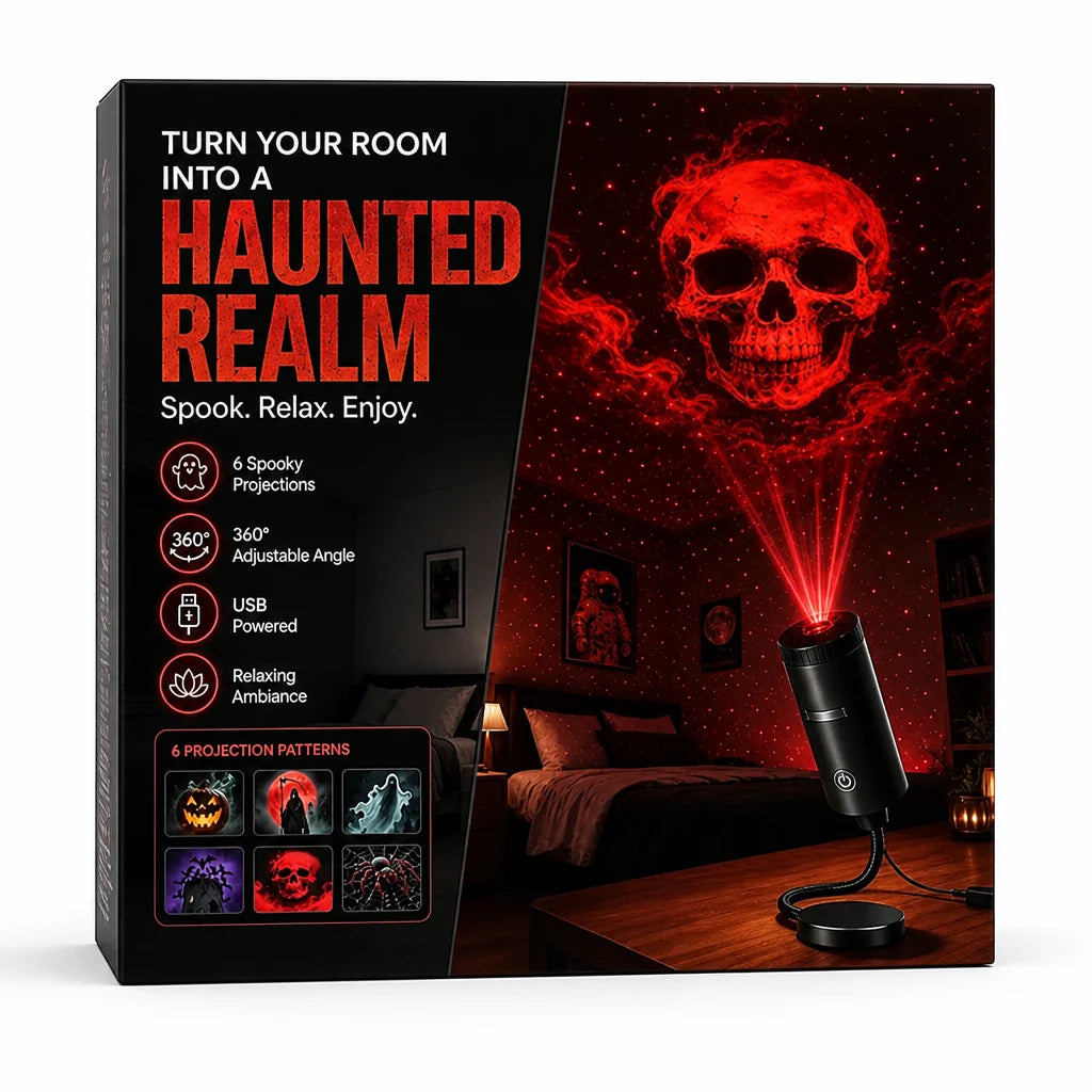 Light Projector USB Powered Interchangeable Themed Scene Discs