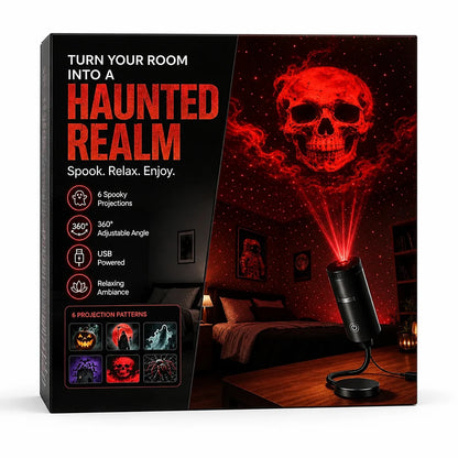 Light Projector USB Powered Interchangeable Themed Scene Discs