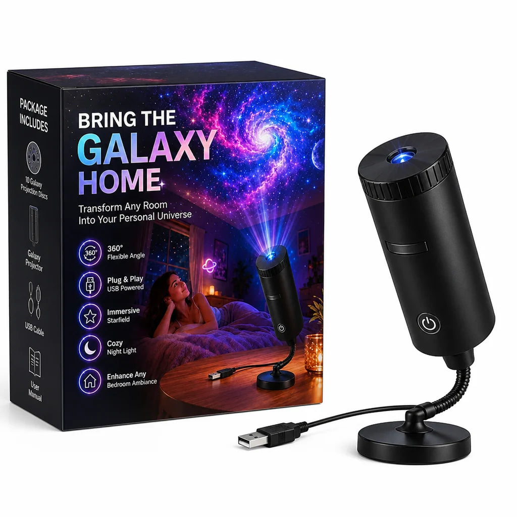 Light Projector USB Powered Interchangeable Themed Scene Discs