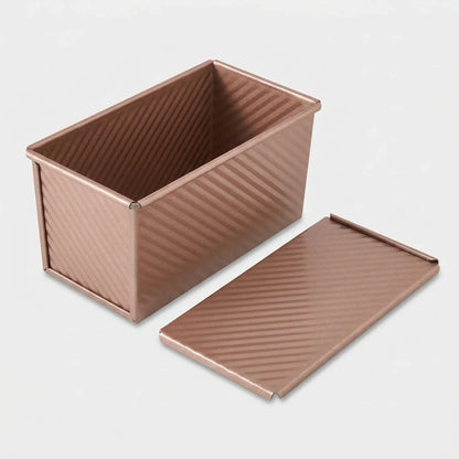 Loaf Pan Set Non-Stick Two-Piece With Lids