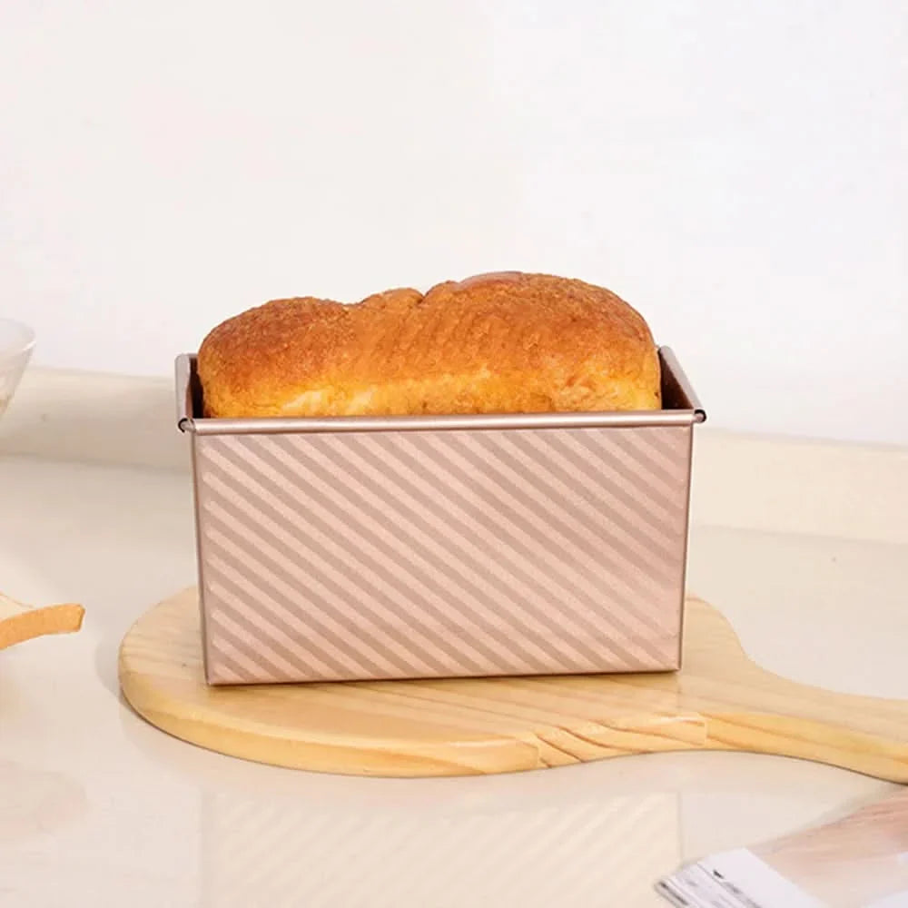 Loaf Pan Set Non-Stick Two-Piece With Lids