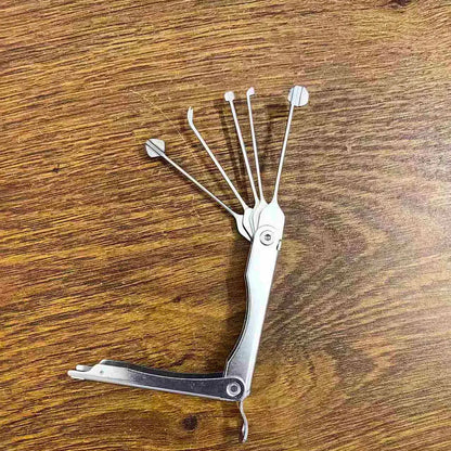 Lock Pick Set Foldable Stainless Steel Set of 5