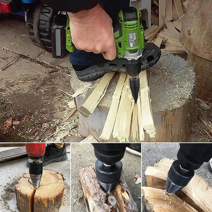 Log Splitter Drill Bit Carbon Steel 4 Shank Adapters