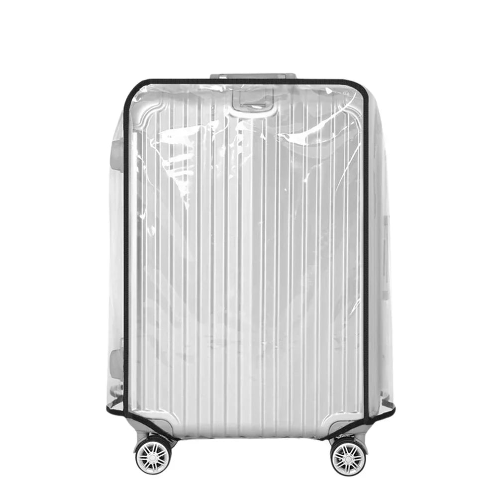 Luggage Cover Clear PVC Waterproof & Scratch Protection