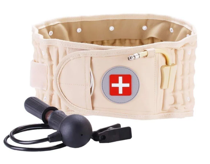 Lumbar Support Belt Integrated Air Pump & Adjustable Compression