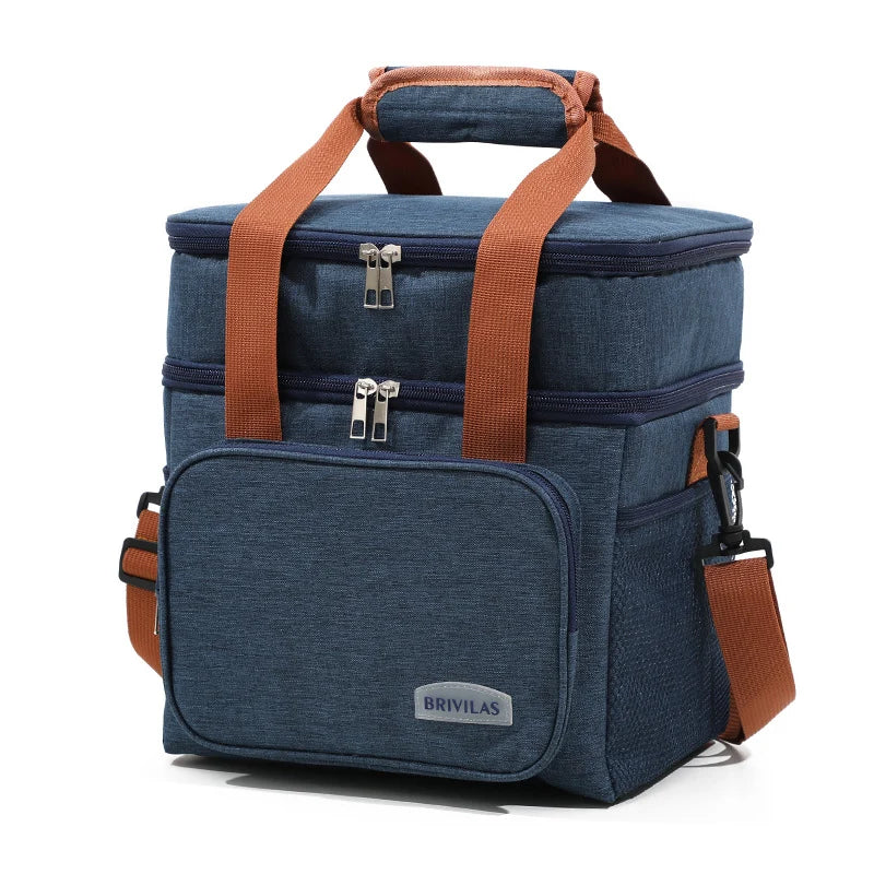 Lunch Backpack Insulated Tear-Resistant Multiple Compartments