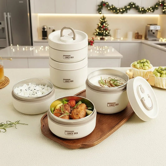 Lunch Box Double-Walled Insulated Leak-Proof Stainless Steel