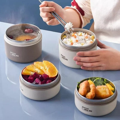 Lunch Box Double-Walled Insulated Leak-Proof Stainless Steel