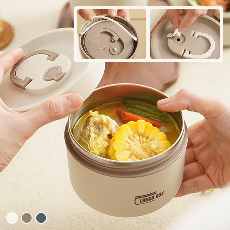 Lunch Box Double-Walled Insulated Leak-Proof Stainless Steel