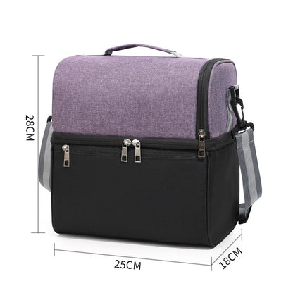 Lunch Cooler Bag Insulated Large Capacity & Multiple Compartments