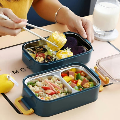 Lunchbox Double-Wall Stainless Steel Leak-Proof & Dishwasher-Safe