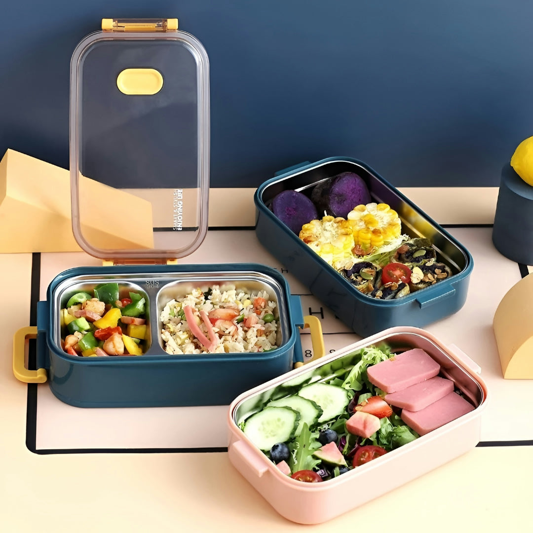 Lunchbox Double-Wall Stainless Steel Leak-Proof & Dishwasher-Safe