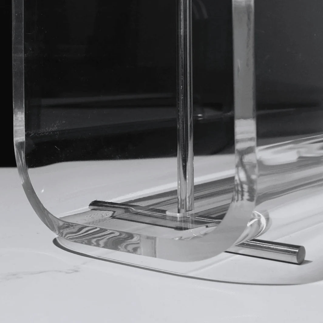 Magazine Holder Transparent Acrylic Space-Saving Design
