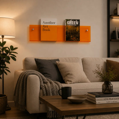 Magazine Holder Wall-Mounted Space-Saving Storage