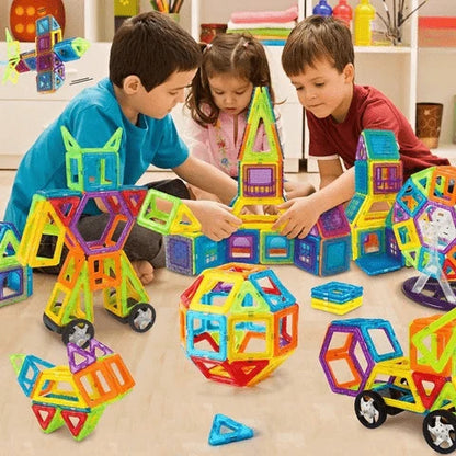 Magnetic Building Blocks Colorful Strong Magnets Ages 4+