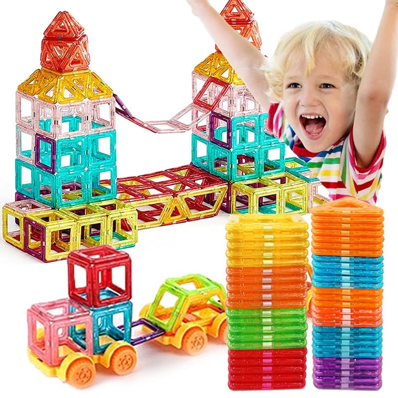 Magnetic Building Blocks Colorful Strong Magnets Ages 4+