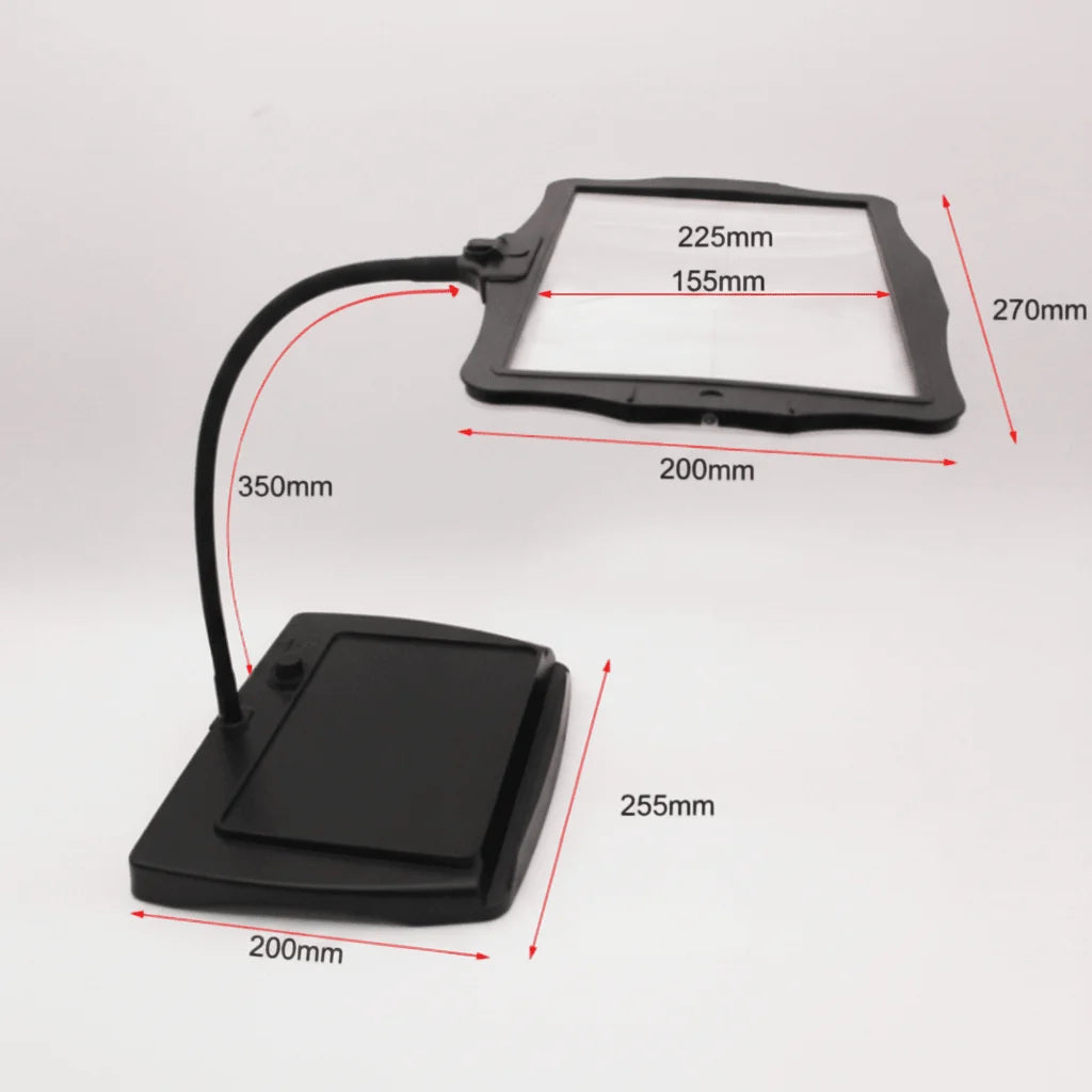 Magnifying Desk Lamp 3X LED Adjustable Gooseneck