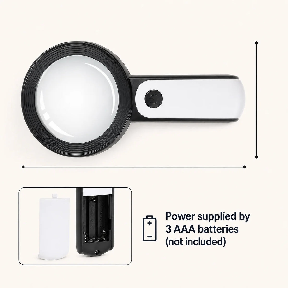 Magnifying Glass 30x Designed for Senior Use
