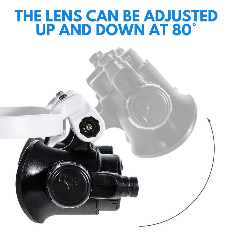 Magnifying Glasses Hands-Free Dual LED & 6 Interchangeable Lenses