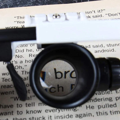 Magnifying Glasses Hands-Free Dual LED & 6 Interchangeable Lenses