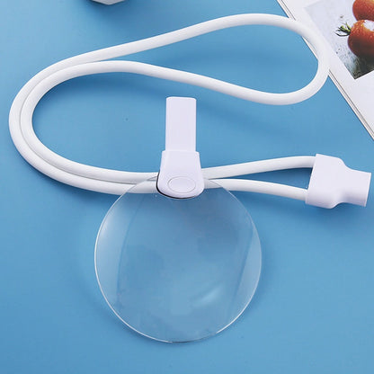 Magnifying Glasses Hands-Free Flexible Neckband 5X & 10X