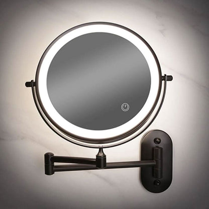 Magnifying Mirror Adjustable LED Lighting Rechargeable 3x–10x Magnification