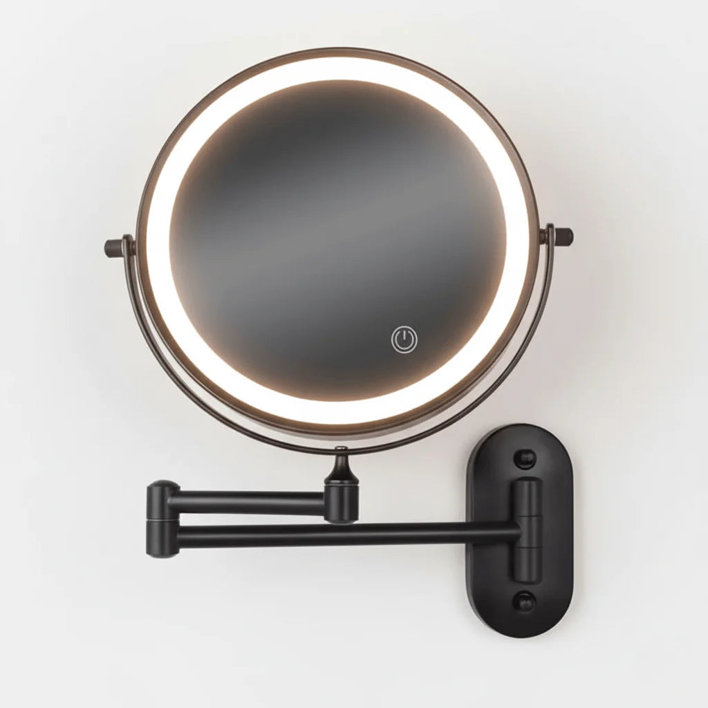 Magnifying Mirror LED Rechargeable Cordless Adjustable Brightness