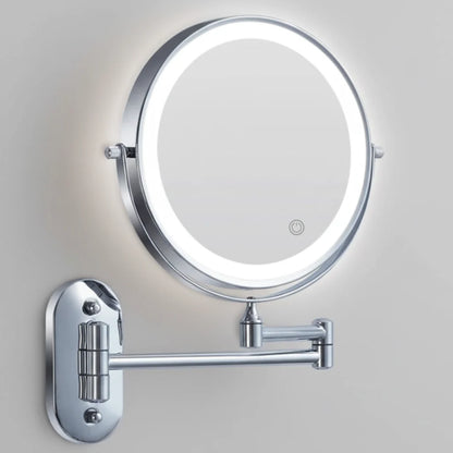 Magnifying Mirror LED Rechargeable Cordless Adjustable Brightness