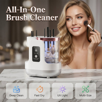 Makeup Brush Cleaner UV Light Sonic Cleaning & Fast Air Drying