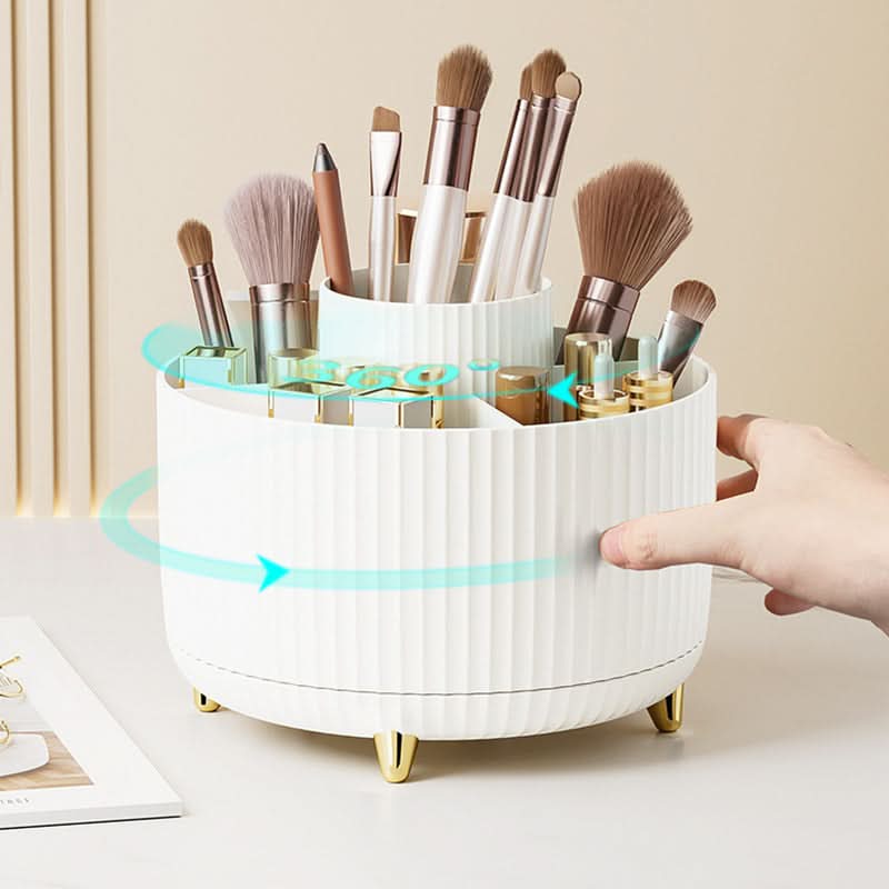 Makeup Organizer 360° Rotating Carousel 5 Compartments